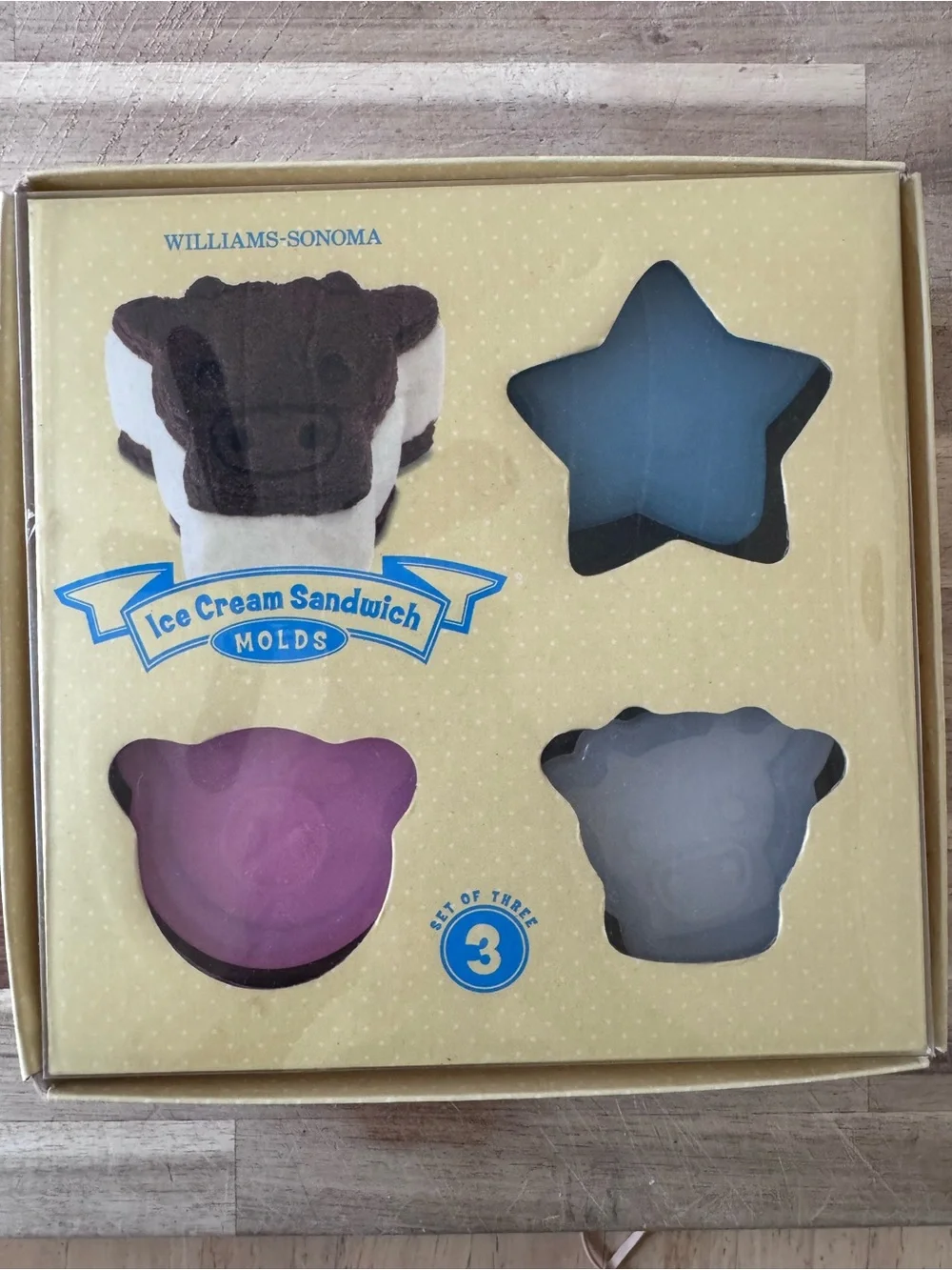 Williams-Sonoma Ice Cream Molds * In Box With Instructions